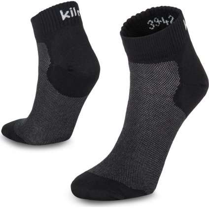 Unisex sportovní ponožky KILPI Minimis černé/ 2 páry