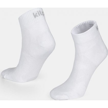 Unisex sportovní ponožky KILPI Minimis bílé / 2 páry