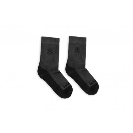 Dětské barefootové ponožky Be Lenka Kids Crew Merino Wool šedá