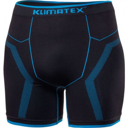 Pánské bezešvé boxerky KLIMATEX Marton modrá