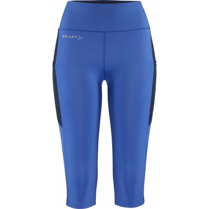 Dámské elastické 3/4 kalhoty CRAFT ADV Essence Capri 2 - modrá