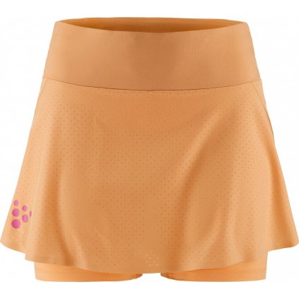 Dámská běžecká sukně CRAFT PRO Hypervent 2 - oranžová