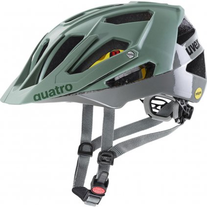 MTB helma UVEX Quatro CC Mips zelená (Velikost 52-57)