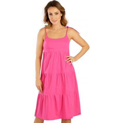 Dámské šaty LITEX na ramínka růžové