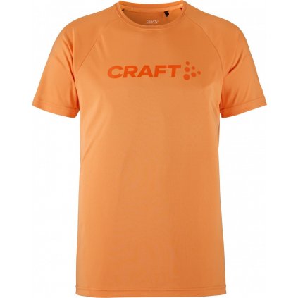 Pánské funkční triko CRAFT CORE Essence Logo - oranžová