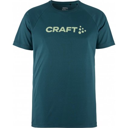 Pánské funkční triko CRAFT CORE Essence Logo - zelená