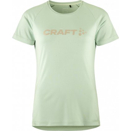 Dámské funkční triko CRAFT CORE Essence Logo - zelená