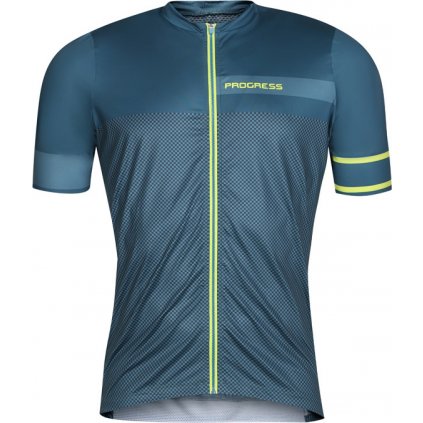 Pánský cyklistický dres PROGRESS Solar modrý