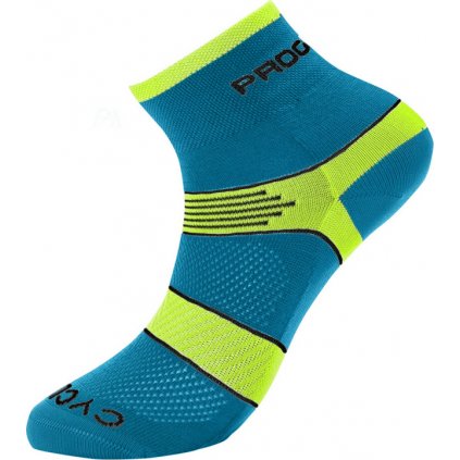Unisex cyklistické ponožky PROGRESS Cycling Sox modré
