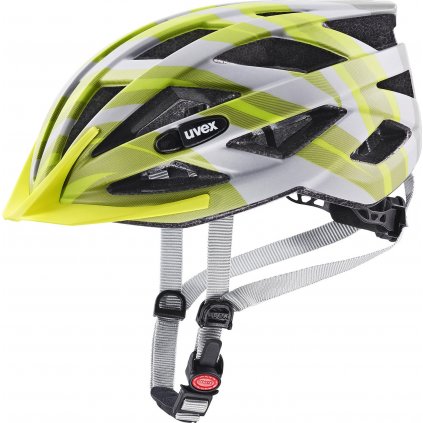 Cyklistická helma UVEX Air Wing CC šedožlutá (Velikost 56-60)