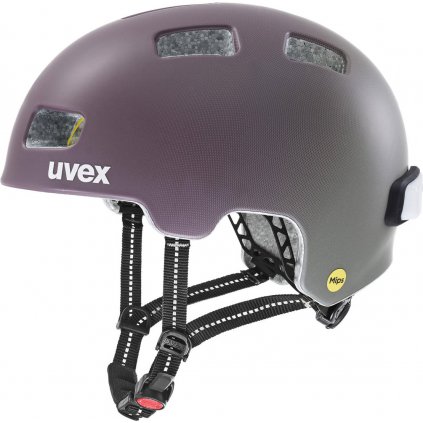 Cyklistická helma UVEX City 4 Mips fialová