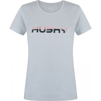Dámské bavlněné triko HUSKY Tee Wild šedé (Velikost XXL)
