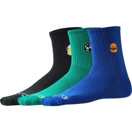 Set bavlněných ponožek SAM 73 Grijalus mix