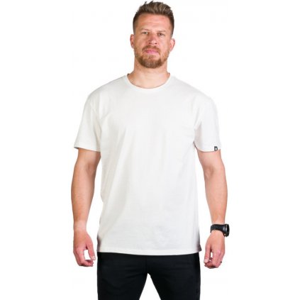 Pánské bavlněné triko NORTHFINDER Tyrel bílé