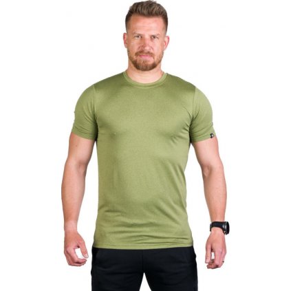 Pánské elastické triko NORTHFINDER Brenton zelené