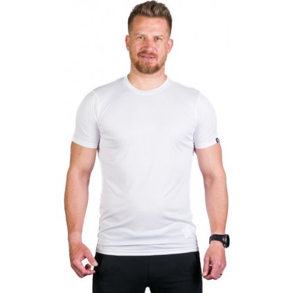 Pánské rychleschnoucí triko NORTHFINDER Mason bílé