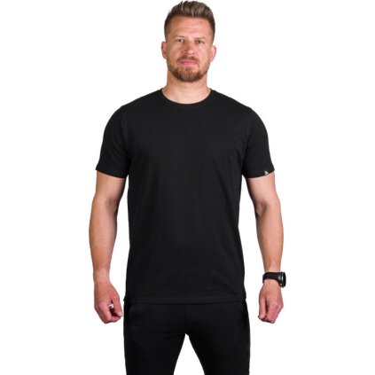 Pánské bavlněné triko NORTHFINDER Trenton černé (VELIKOST M)