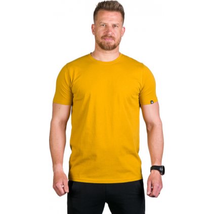Pánské bavlněné triko NORTHFINDER Trenton žluté