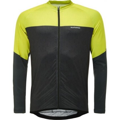 Pánský cyklistický dres KLIMATEX Indu černý (Velikost XXXL)