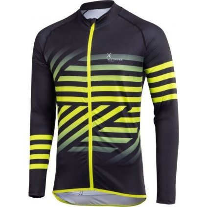 Pánský cyklistický dres KLIMATEX Kash černý (Velikost M)