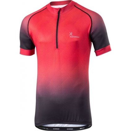 Pánský cyklistický dres KLIMATEX Keep červený (Velikost M)