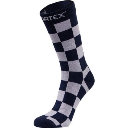 Unisex bavlněné ponožky KLIMATEX Kube modré