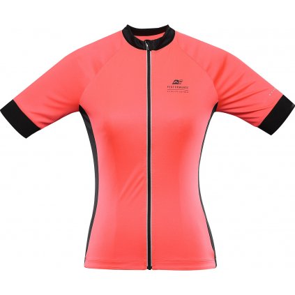 Dámský cyklistický dres ALPINE PRO Sagena růžový (Velikost L)