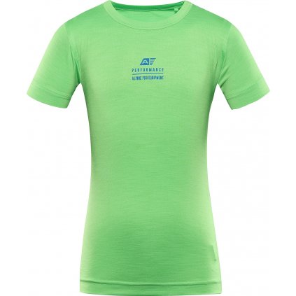 Dětské funkční triko ALPINE PRO Basiko zelené