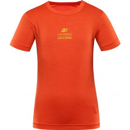 Dětské funkční triko ALPINE PRO Basiko oranžové