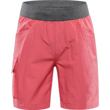 Dětské funkční kraťasy ALPINE PRO Zambo červené (Velikost 116-122)
