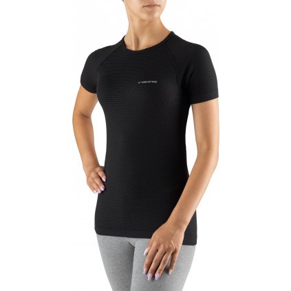 Lehké unisex tričko s krátkým rukávem VIKING Easy Dry černá (Velikost L)