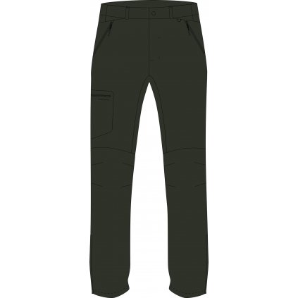 Pánské outdoorové kalhoty VIKING Expander zelená (Velikost XL)