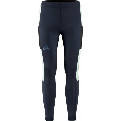 Pánské běžecké kalhoty CRAFT PRO Trail Tights - modrá