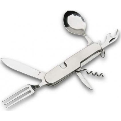 Nůž s příborem FERRINO Coltello Con Posate šedá (Barva Šedá)