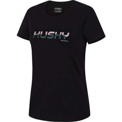 Dámské bavlněné triko HUSKY Tee Wild černé (Velikost XXL)