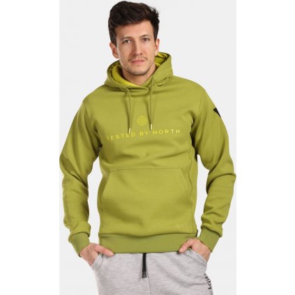 Pánská bavlněná mikina KILPI Tomar zelená (Velikost L)