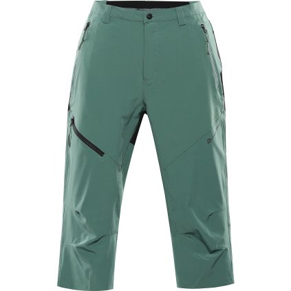 Pánské softshellové capri ALPINE PRO Weder zelené (Velikost 44)