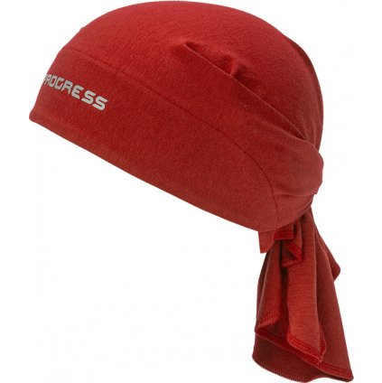 Unisex bambusový šátek PROGRESS B Sat červený (Velikost UNI)