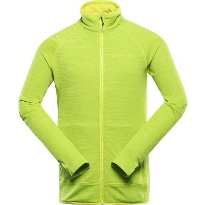 Pánská funkční mikina ALPINE PRO Onnec zelená (Velikost L)