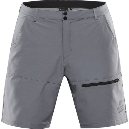 Pánské softshellové šortky ALPINE PRO Bak šedé (Velikost 46)
