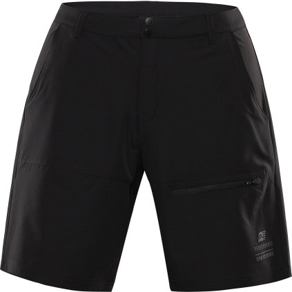 Pánské softshellové šortky ALPINE PRO Bak černé (Velikost 46)