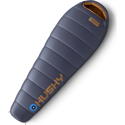 Ultralehký třísezónní zkrácený HUSKY spacák Musset Short modrý (Velikost OneSize)