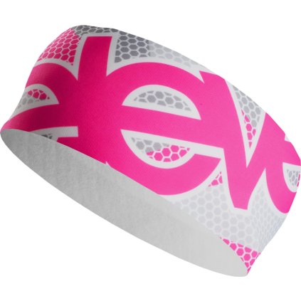 Sportovní čelenka ELEVEN Dolomiti Bee White Pink (Velikost UNI)