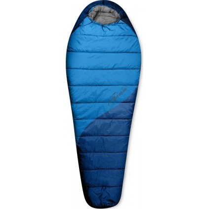 Celoroční spacák TRIMM Balance wide sea blue/ mid.blue (Velikost 195 cm, Orientace zipu Pravý, Barva sea blue/blue)