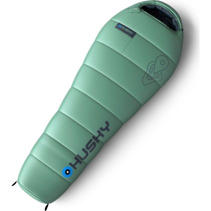 Syntetický třísezónní dětský spacák HUSKY Junior mint (Velikost OneSize)