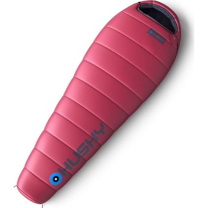 Syntetický třísezónní spacák HUSKY Ruby červený (Velikost OneSize)