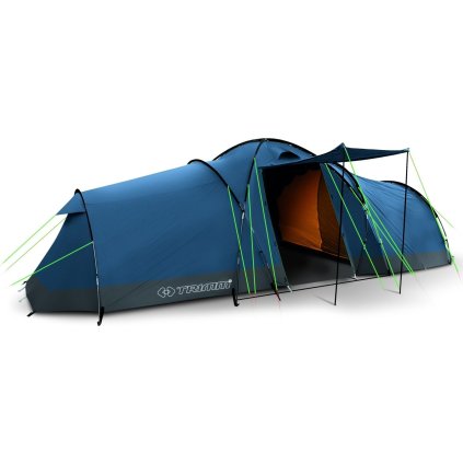 Rodinný stan TRIMM Galaxy II modrá/šedá (Barva dark lagoon/ dark grey, Velikost 8-10 osob)
