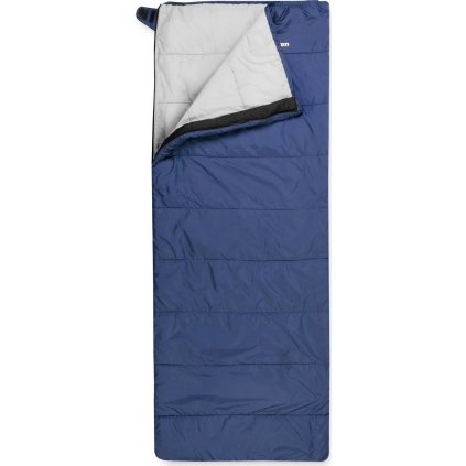 Dekový spacák TRIMM Travel blue (Barva blue, Velikost 185 cm, Orientace zipu Pravý)