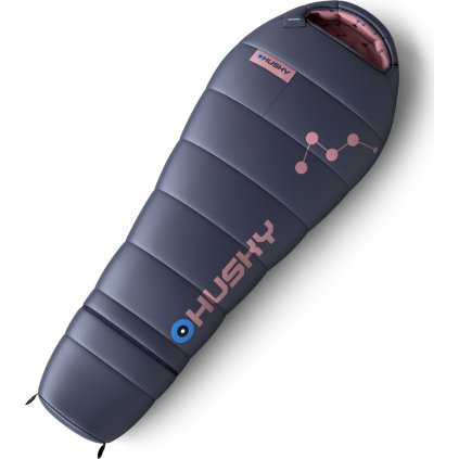 Dětský syntetický třísezónní spacák HUSKY Kids Magic modrý (Velikost OneSize)