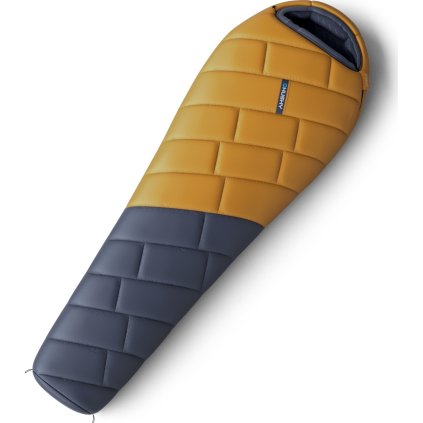 Syntetický zimní spacák HUSKY Proud blue/mustard (Velikost OneSize)